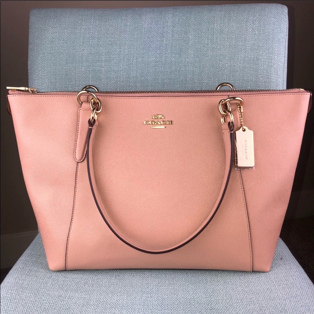 Coach 💞 Ava Tote Purse in Nude Pink - Picture 2 of 6